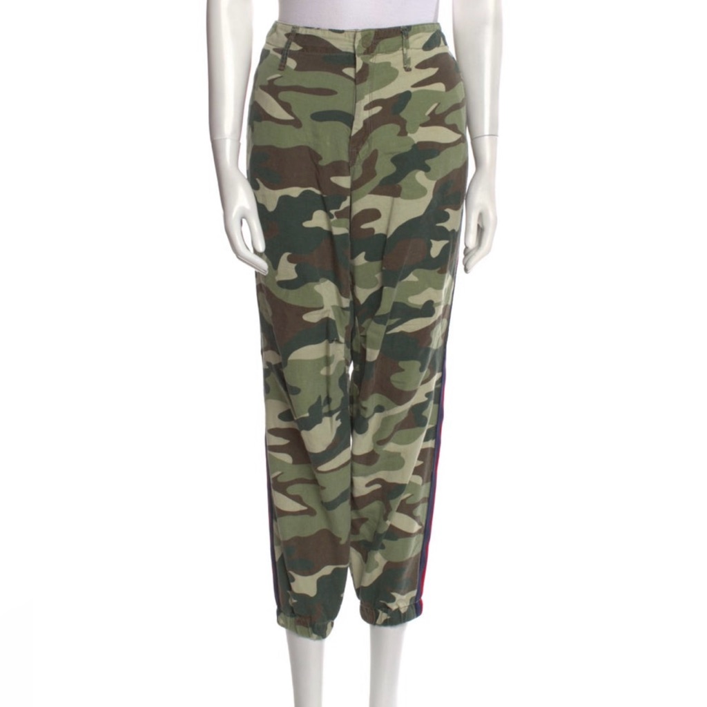 Mother Camouflage Skinny Leg Pants Preowned